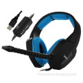 Hi-Fi USB headset high quality 7.1 channel Surround Clear Sound Gaming usb headsets with mic foldable headband